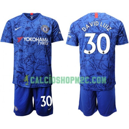 Chelsea David Luiz 30 Bambino Maglia Prima 2019/2020 Manica Corta (+ Pantaloncini)